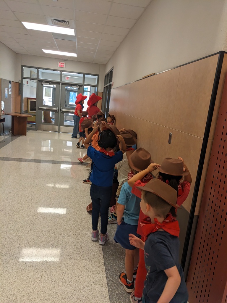Students galloping in the hallways and being cheered on.