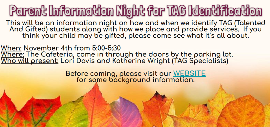 TAG Identification meeting