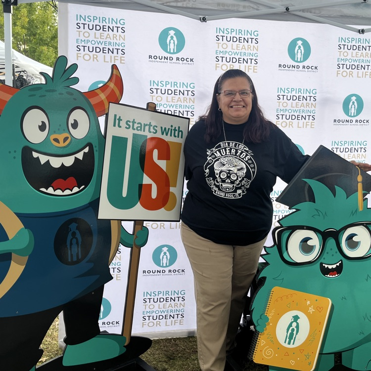 Round Rock ISD at the local dìa De Los muertos event