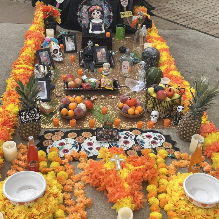 Round Rock ISD at the local dìa De Los muertos event