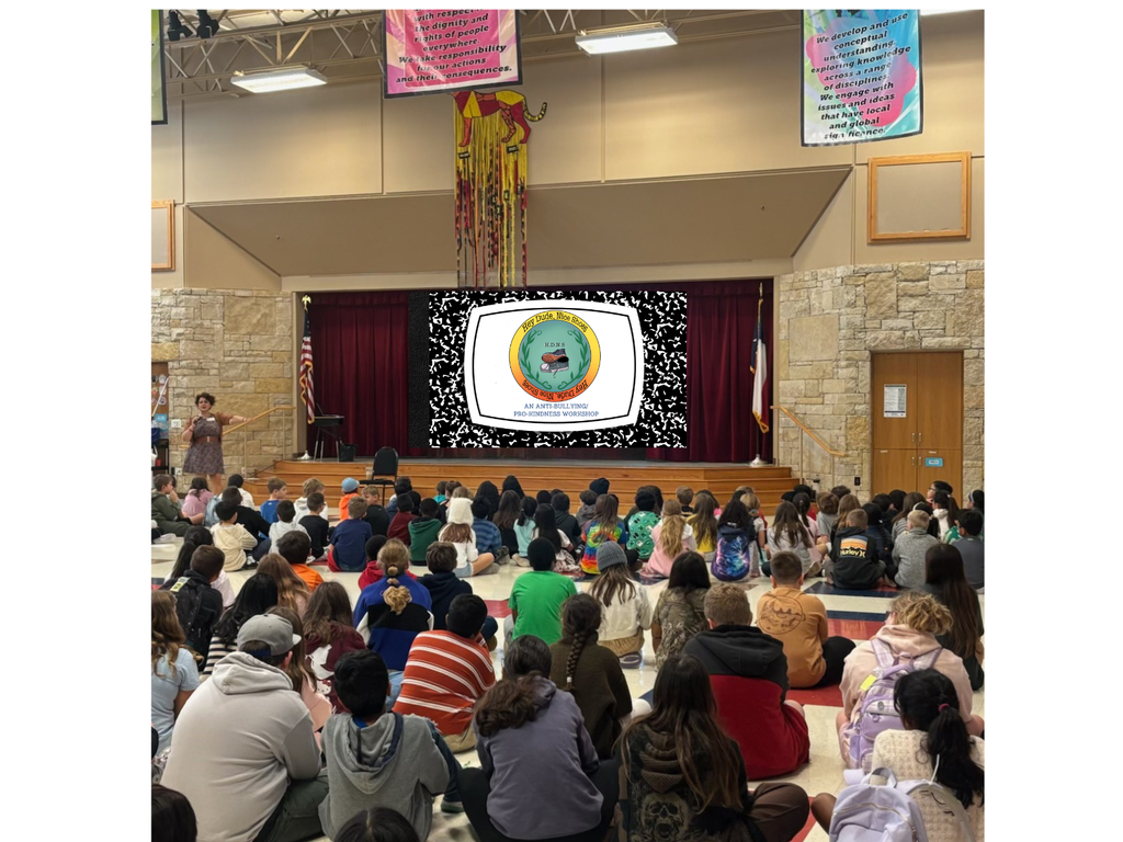 Picture of students looking at screen from "Hey Dude, Nice Shoes" Presentation