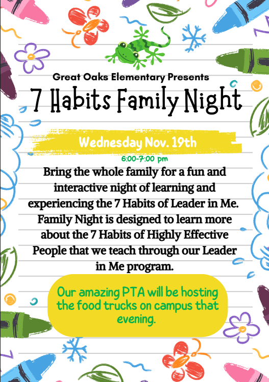 & Habits Family Night