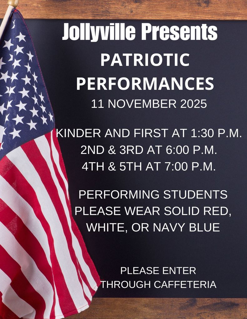 Jollyville Patriotic Performances Flyer