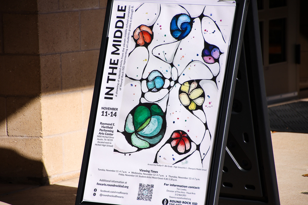 In the Middle - Middle School Art Show 2025