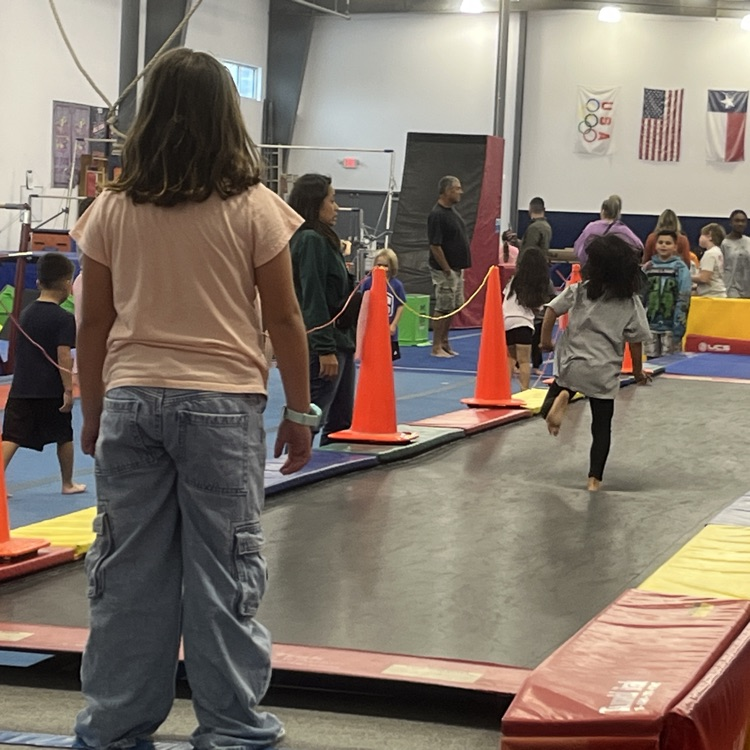 round rock ISD at a community gymnastics event