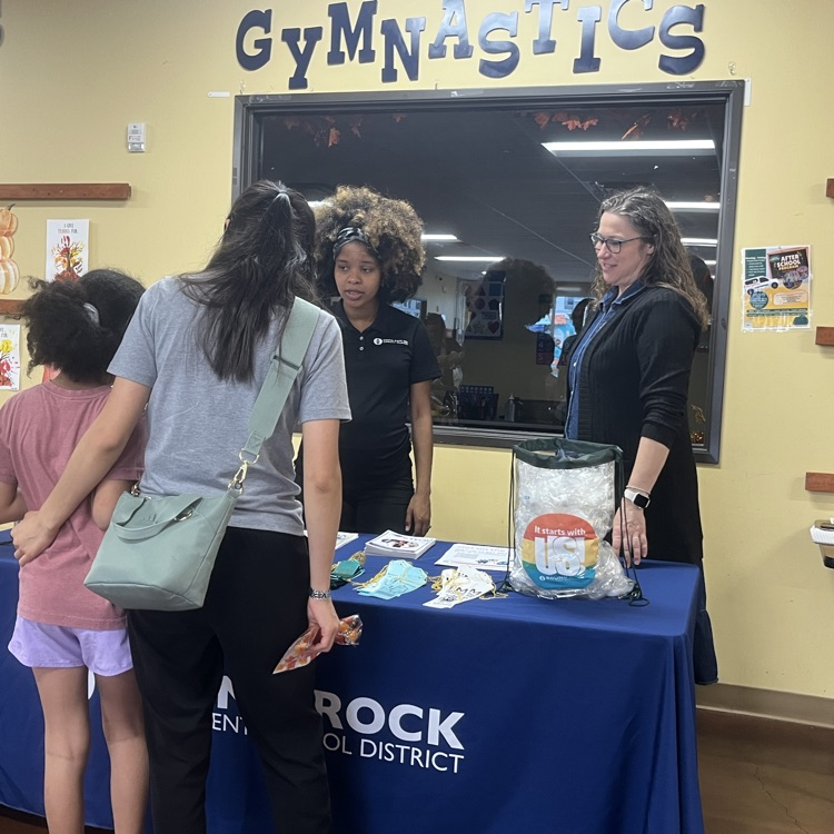 round rock ISD at a community gymnastics event