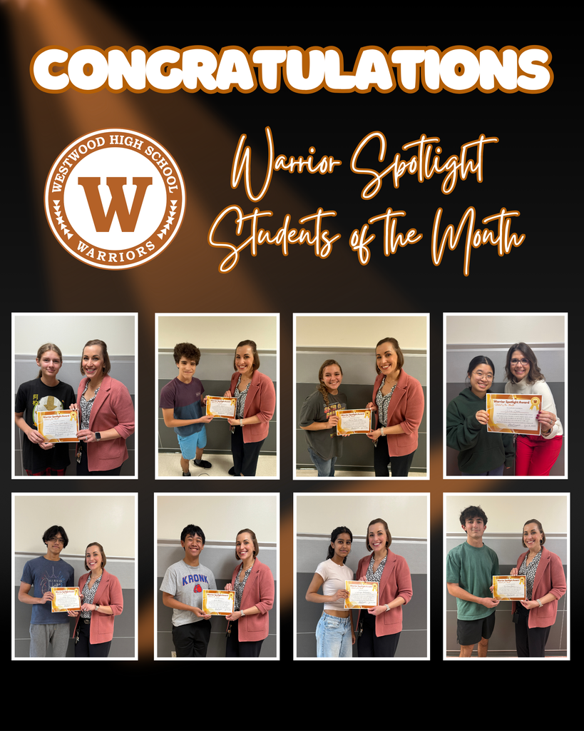 Students of the month photo