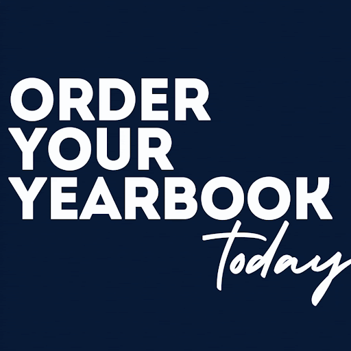 Order Your Yearbook Today with confetti flowing down the screen
