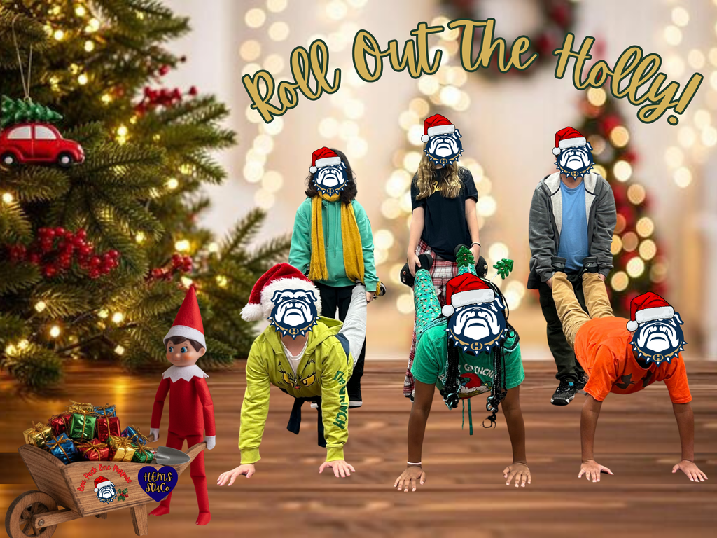 Student Council Roll Out the Holly