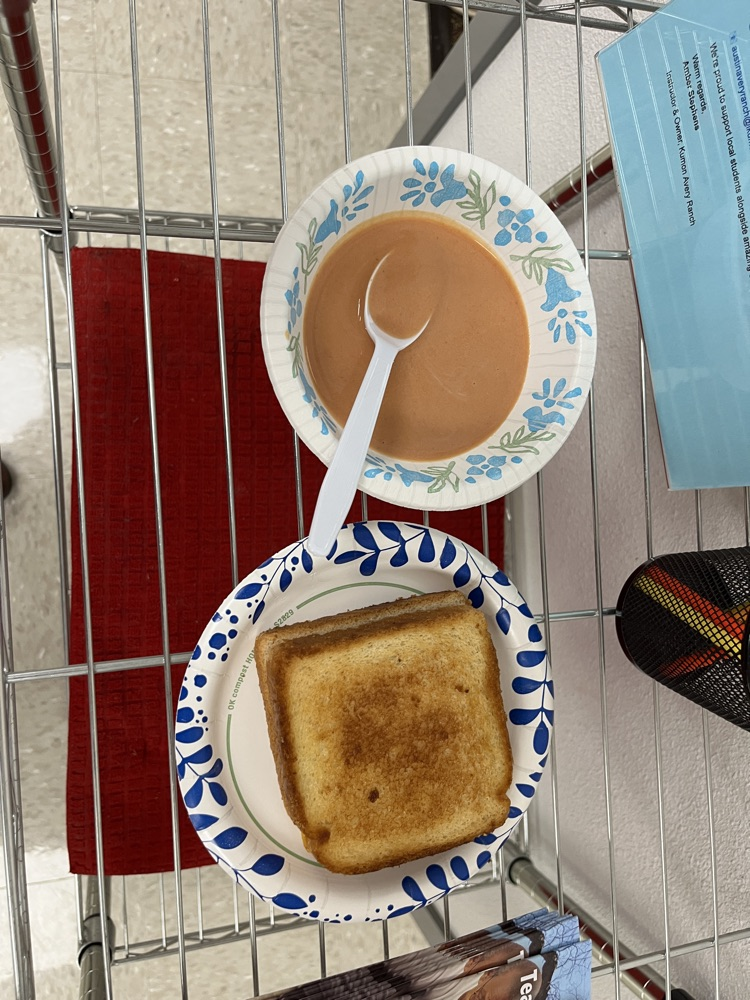 soup and grilled cheese