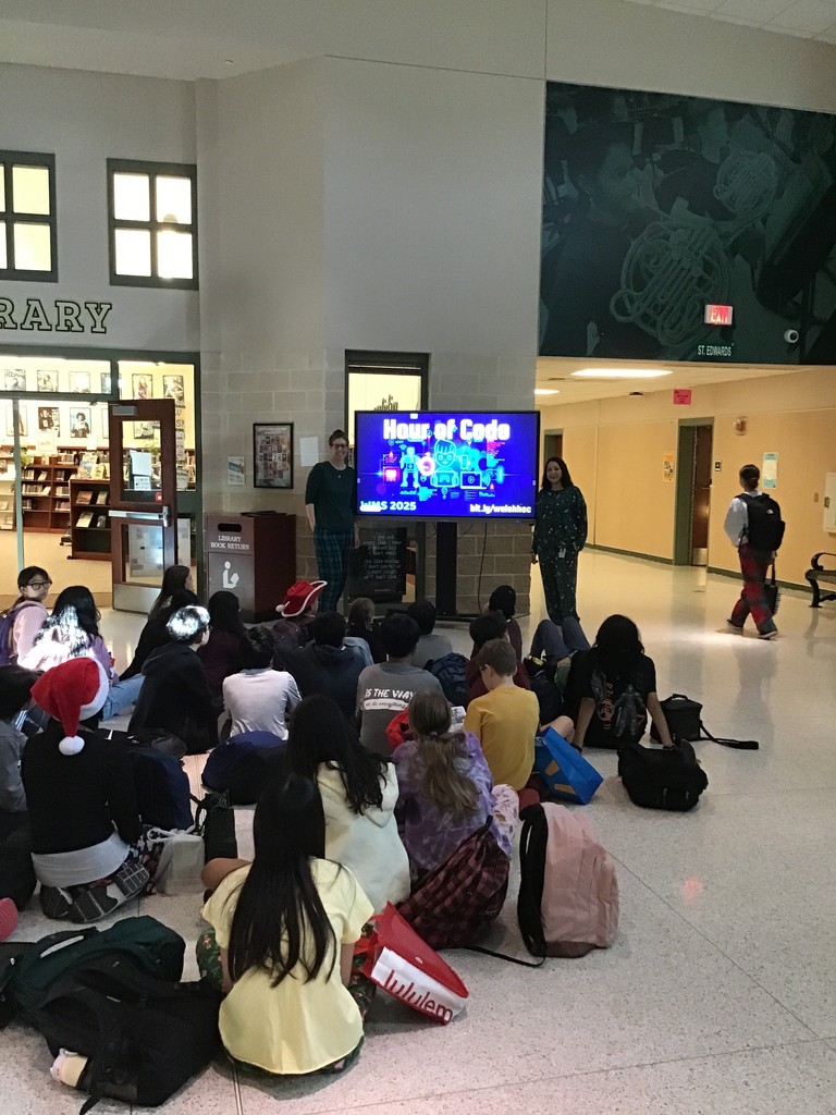 hour of code at Walsh