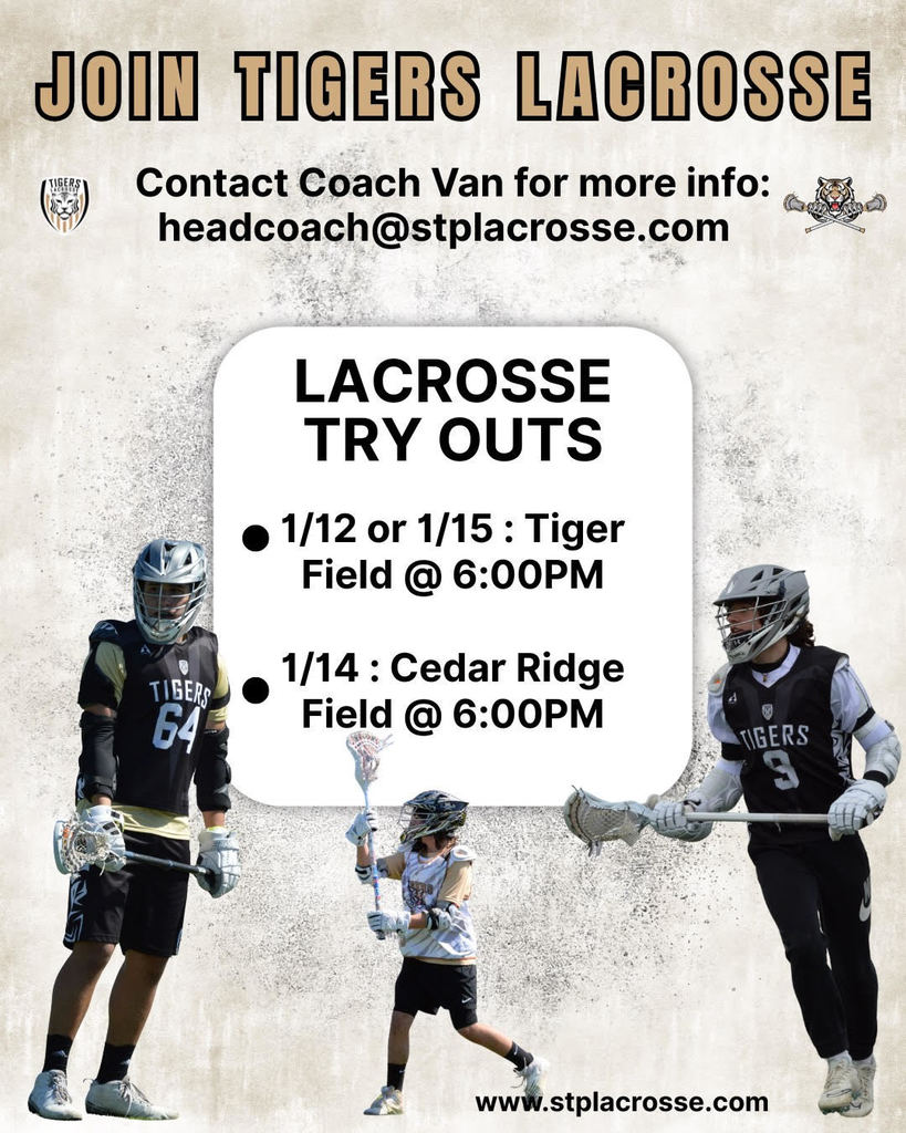 Tiger Lacrosse Try Out Info