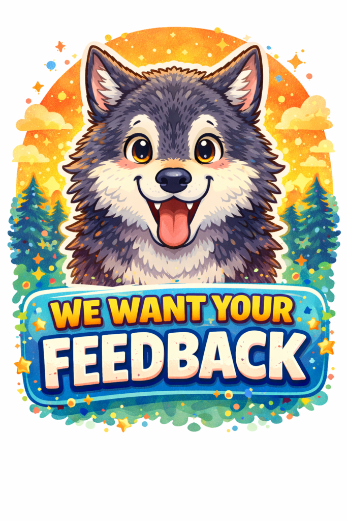 We want your feedback!