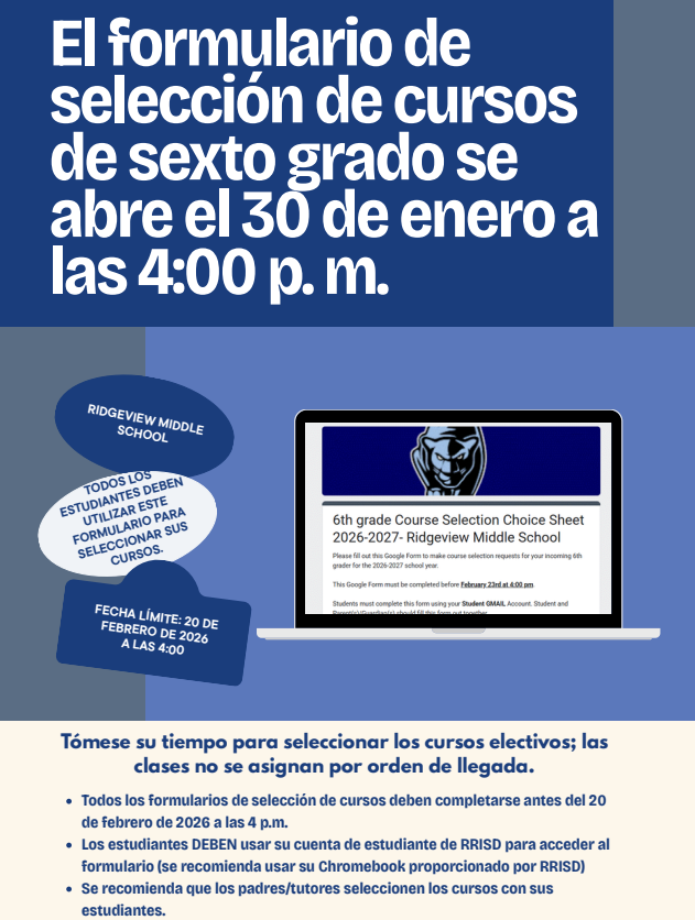 Course Selection Form_Spanish