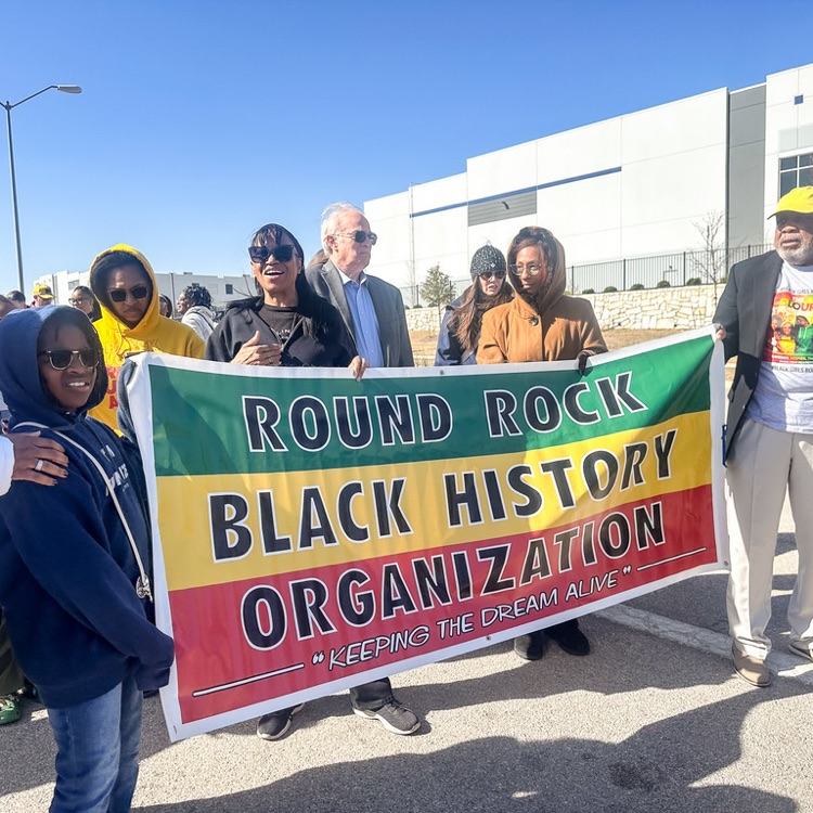 2026 Round Rock MLK Walk with community members