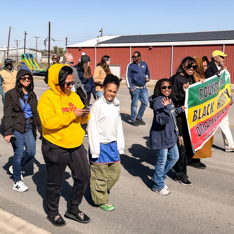 2026 Round Rock MLK Walk with community members