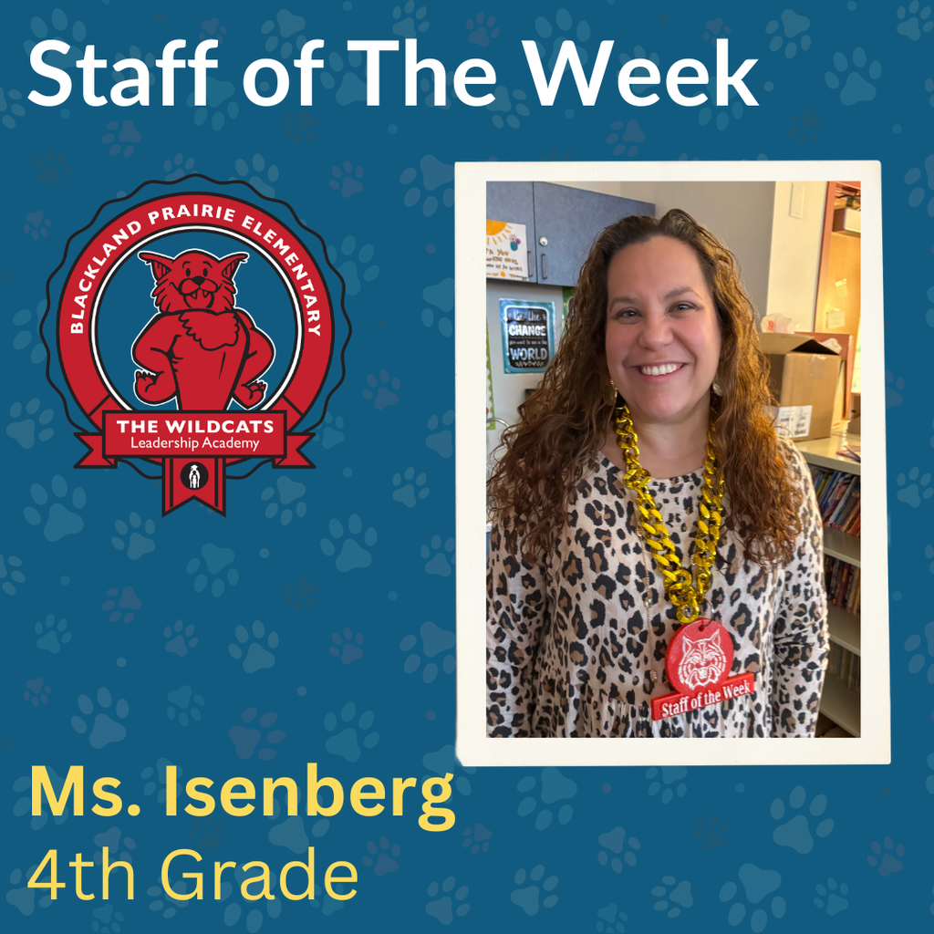 Staff of The Week - Isenberg