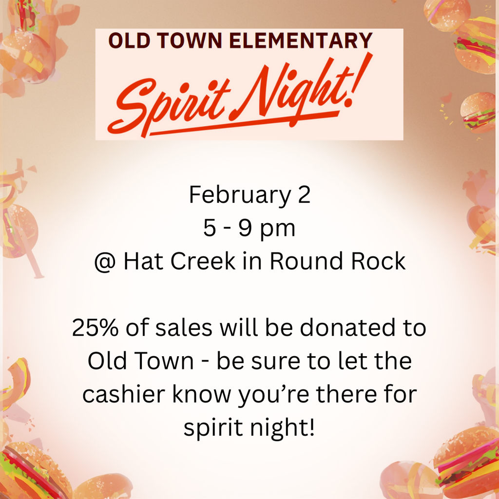 Spirit Night @ Hat Creek Feb. 2, 5-9 pm
