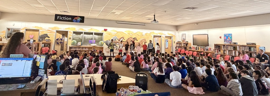 5th graders presenting to peers.