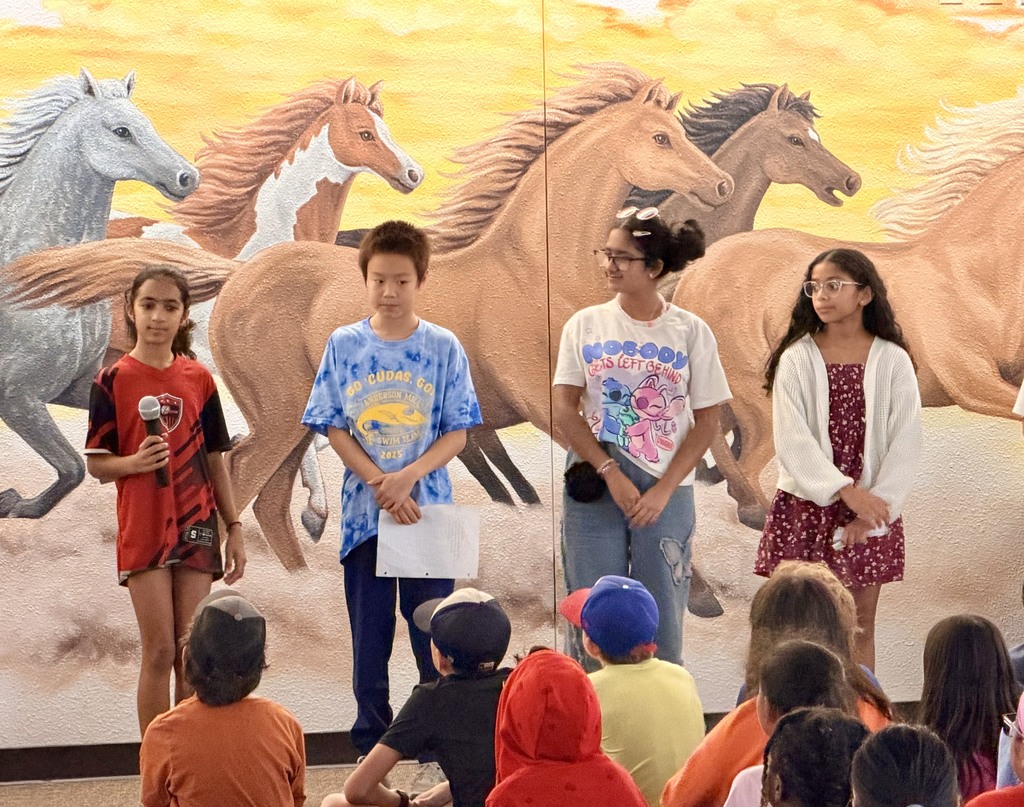 5th graders presenting to peers.