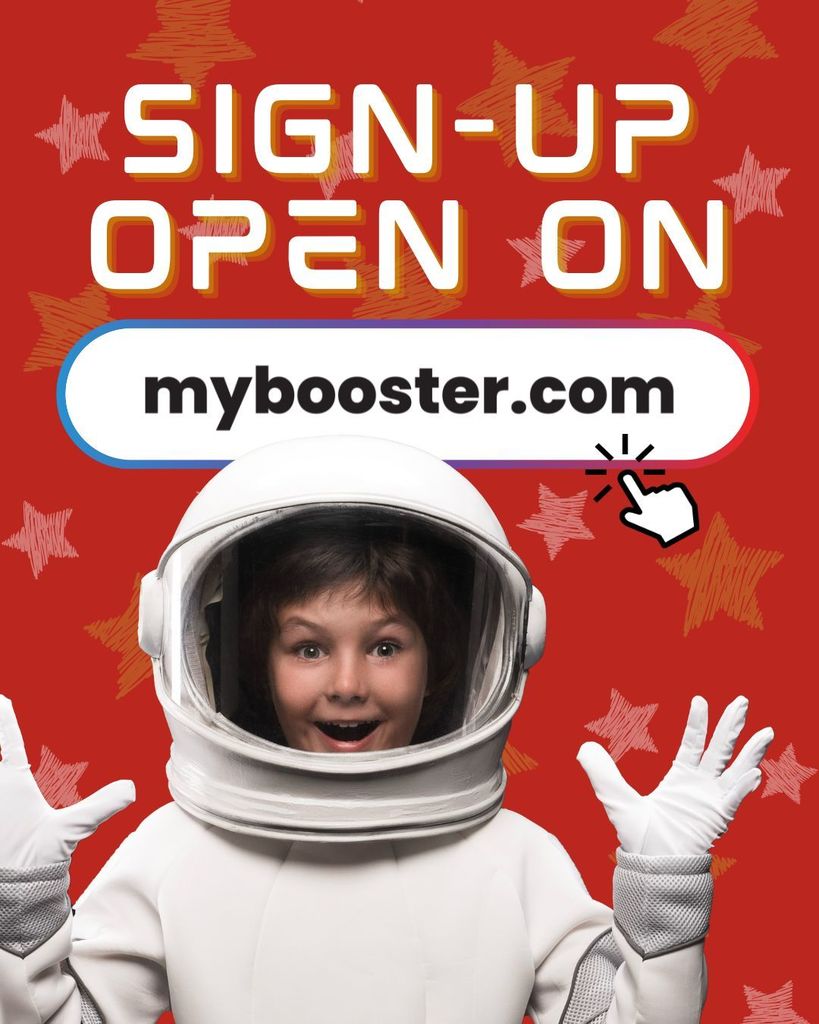 Booster Flyer - Sign Up on mybooster.com