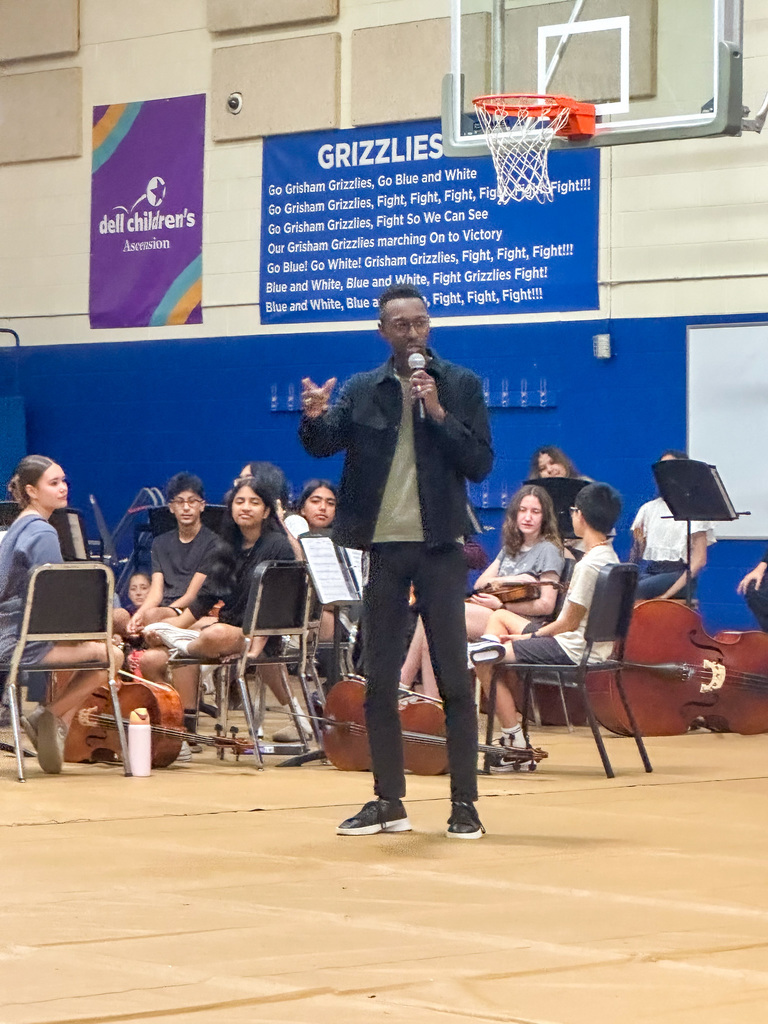 Grisham Middle School Black History Month Assembly with student performers