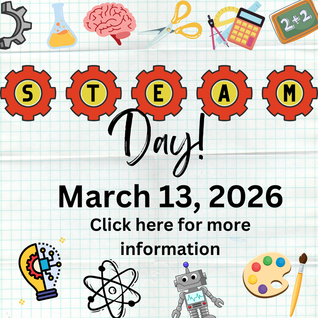 STEAM Day is coming! Click here to access the STEAM Day website for more information.