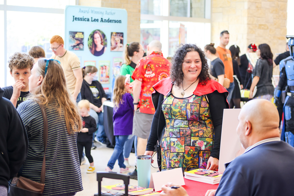 Vendors and Round Rock ISD staff and students at the 2026 Comic Con Event