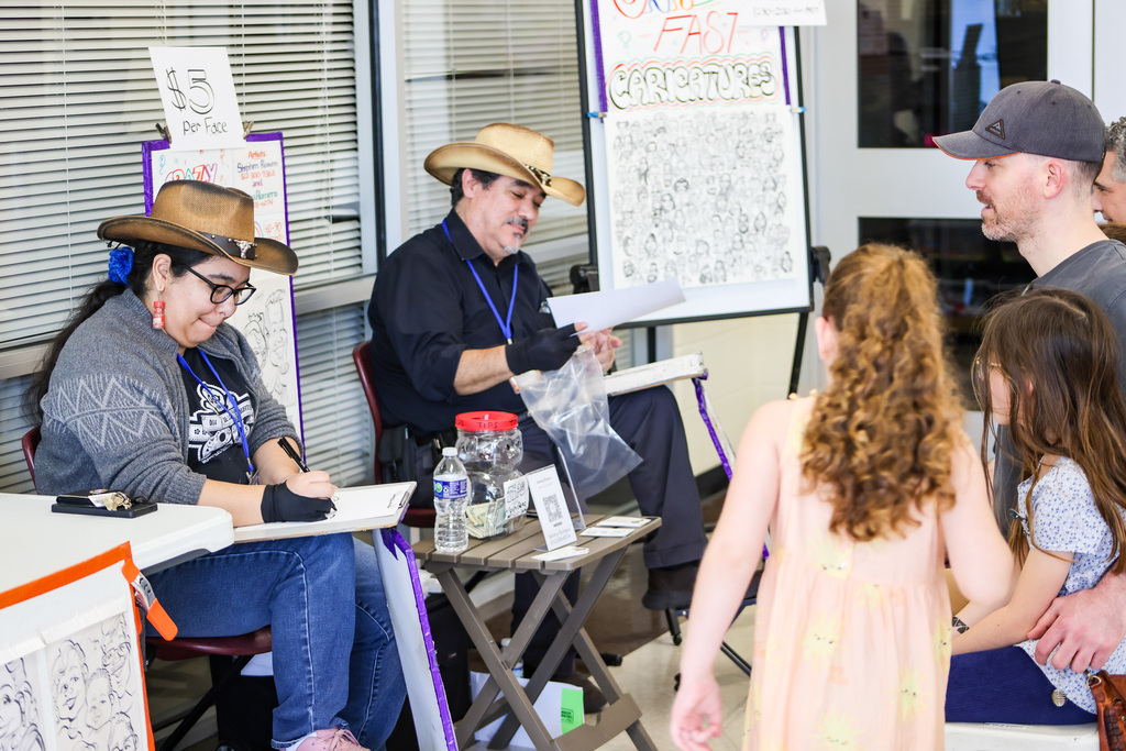 Vendors and Round Rock ISD staff and students at the 2026 Comic Con Event