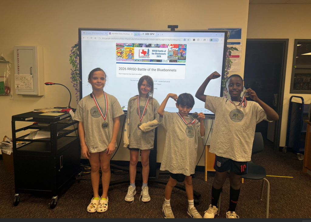 AME team of competitors-image of 4 students.  