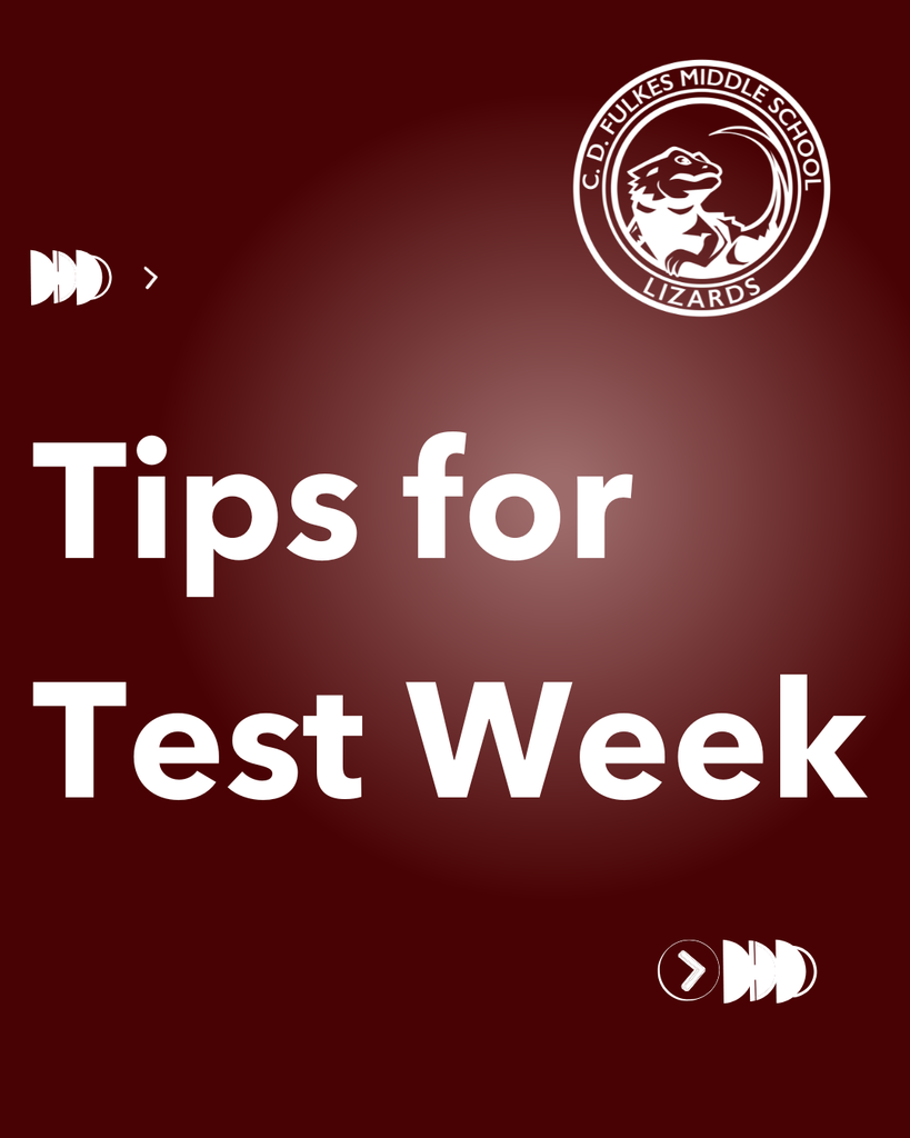 Tips for Test Week