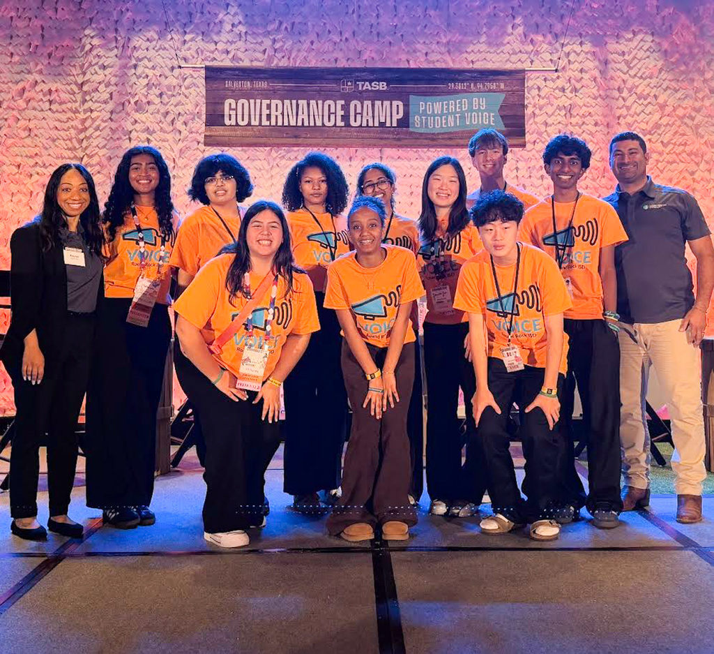 Round Rock ISD VOICE students at the recent TASB Governance Conference