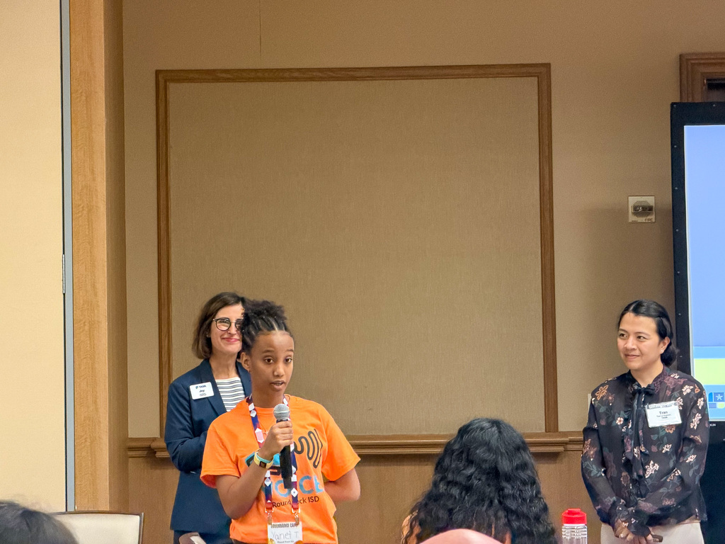 Round Rock ISD VOICE students at the recent TASB Governance Conference