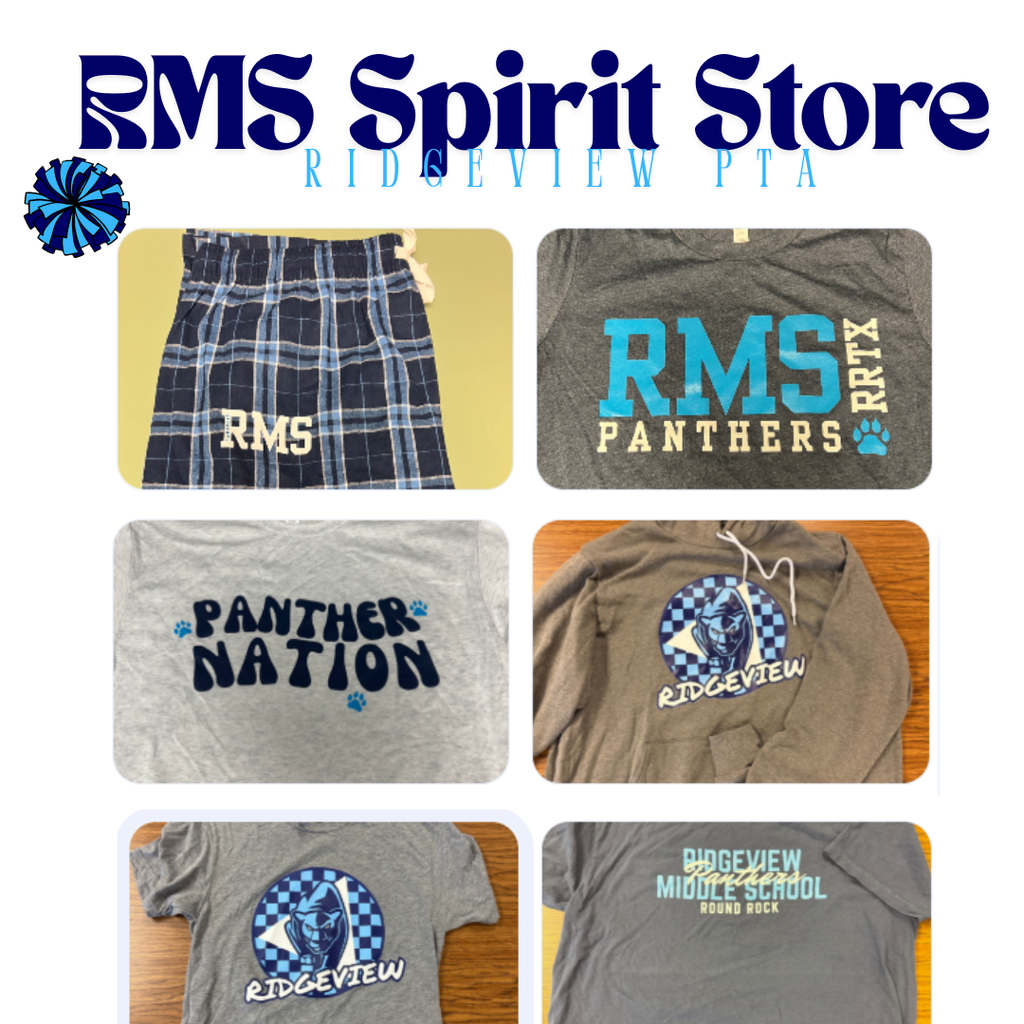 RMS Spirit Store Ridgeview PTA - picture of the store content