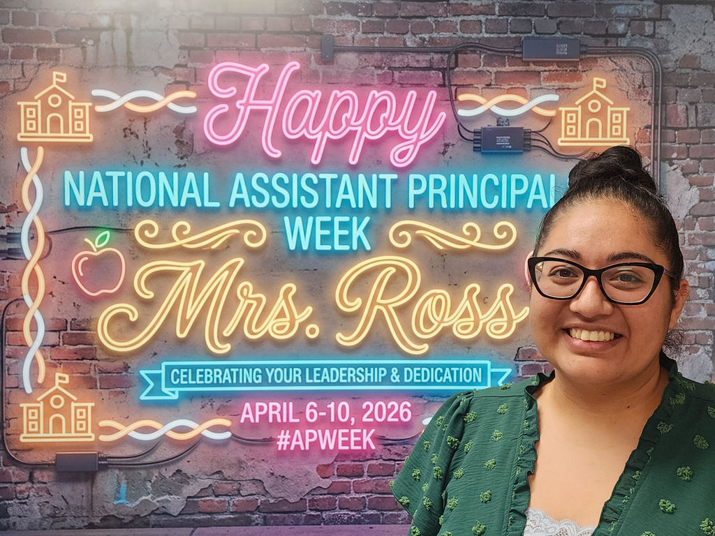 Happy National Assistant Principal Week Mrs. Ross, celebrating your leadership and dedication April 6-10th, 2026