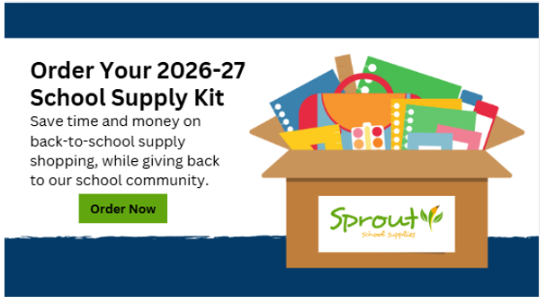 Sprout School Supplies: Order your 2026-27 School Supply Kit
