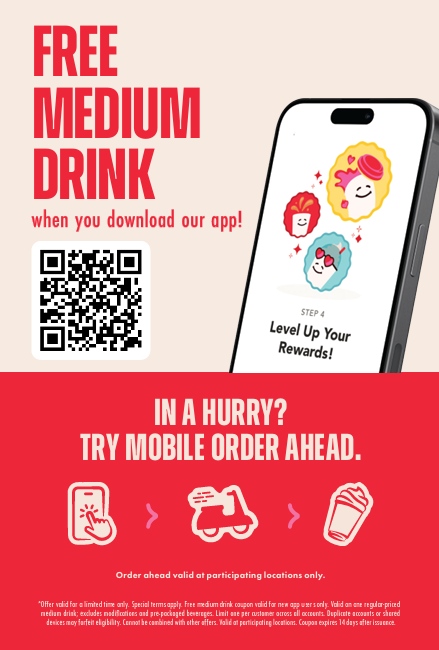 Scooter Coffee Flyer - text available in post