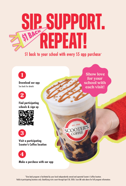 Scooter Coffee Flyer - text available in post