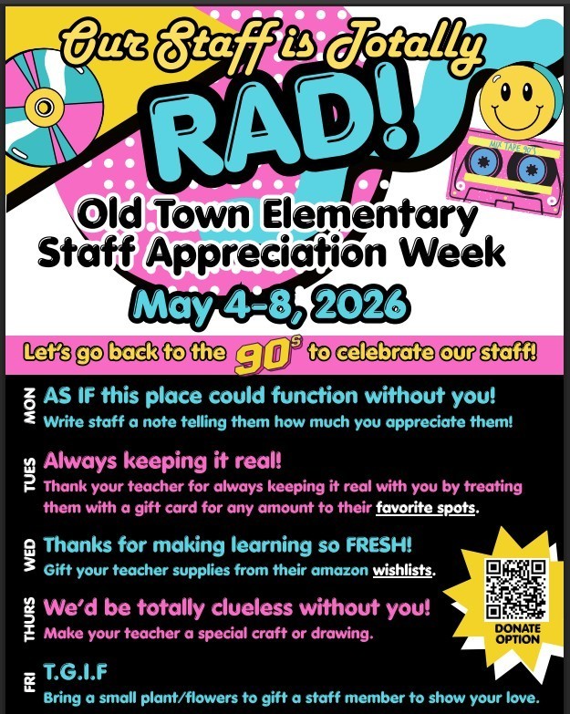 OTE Staff Appreciation May 4-8, 2026