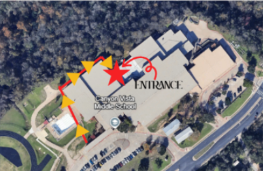 Awards Entrance Map