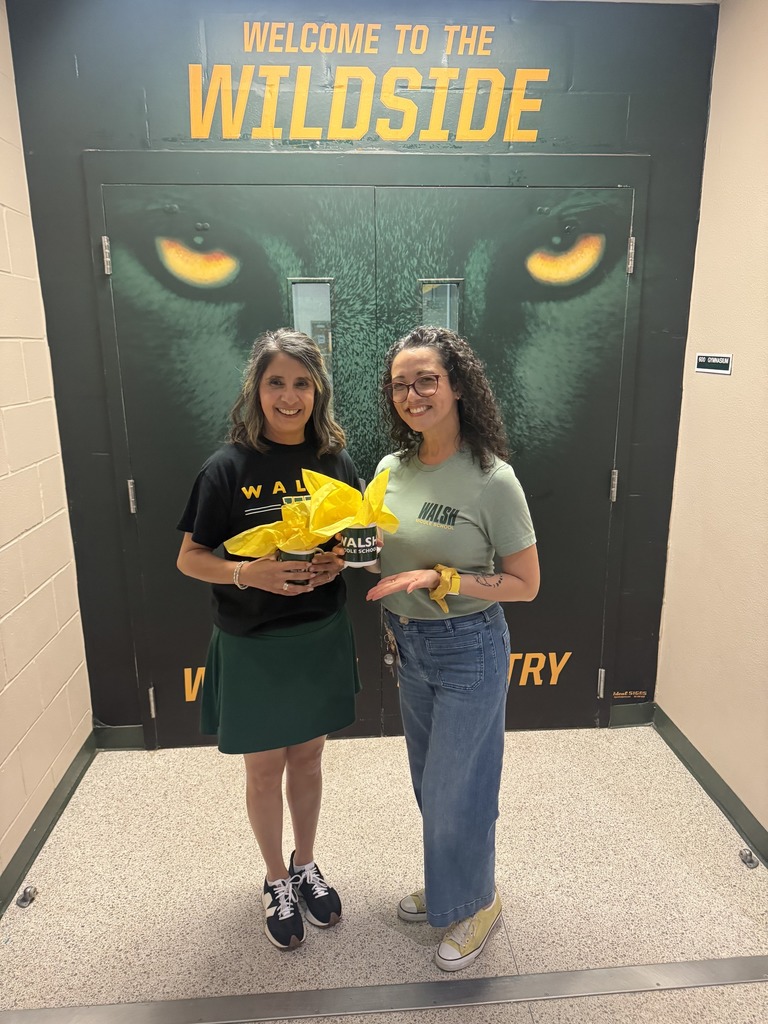 Teacher of the month Mrs. Floyd, staff of the month Ms. Moore