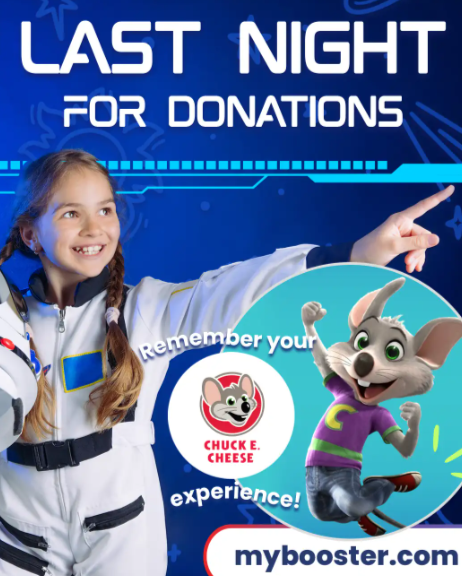 Decorative image of a girl in a space shit with the last days of our fundraiser at Robertson mybooster.com