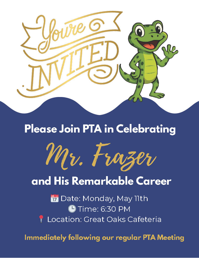 Short Retirement Flyer for Mister Frazer. All info included in the description.