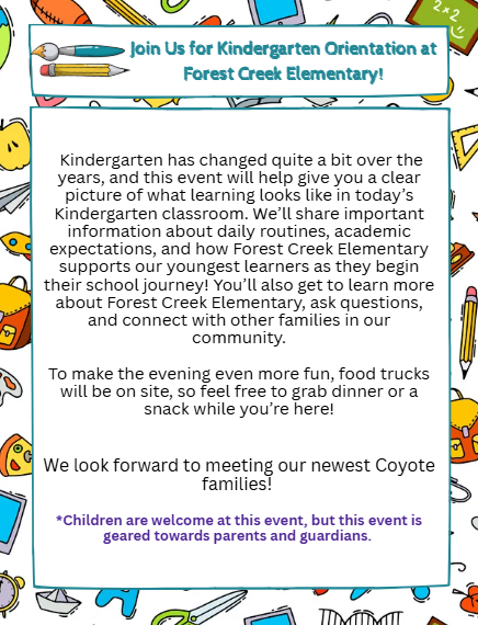 Kinder Orientation