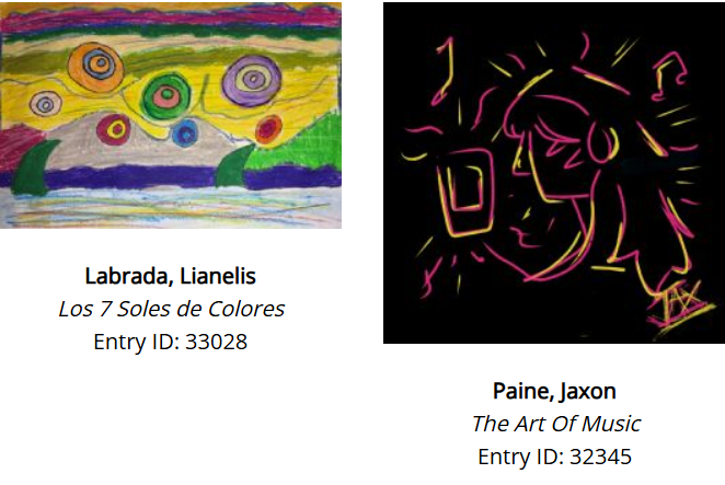 Images of 2 art pieces