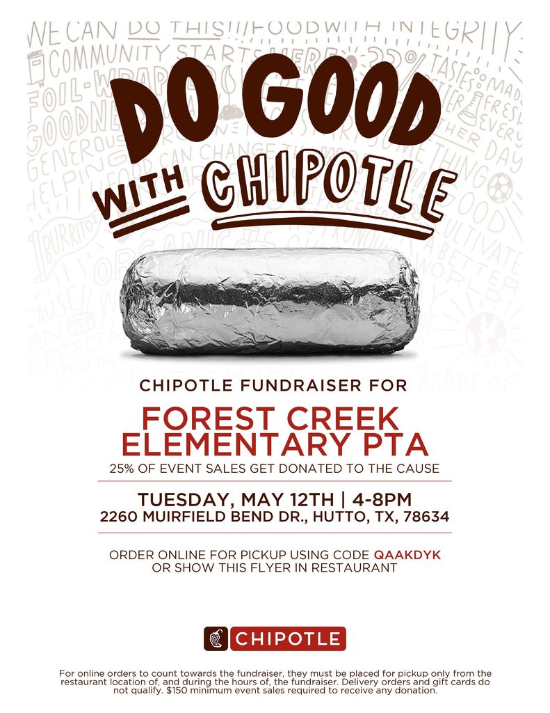 Chipotle Fundraiser