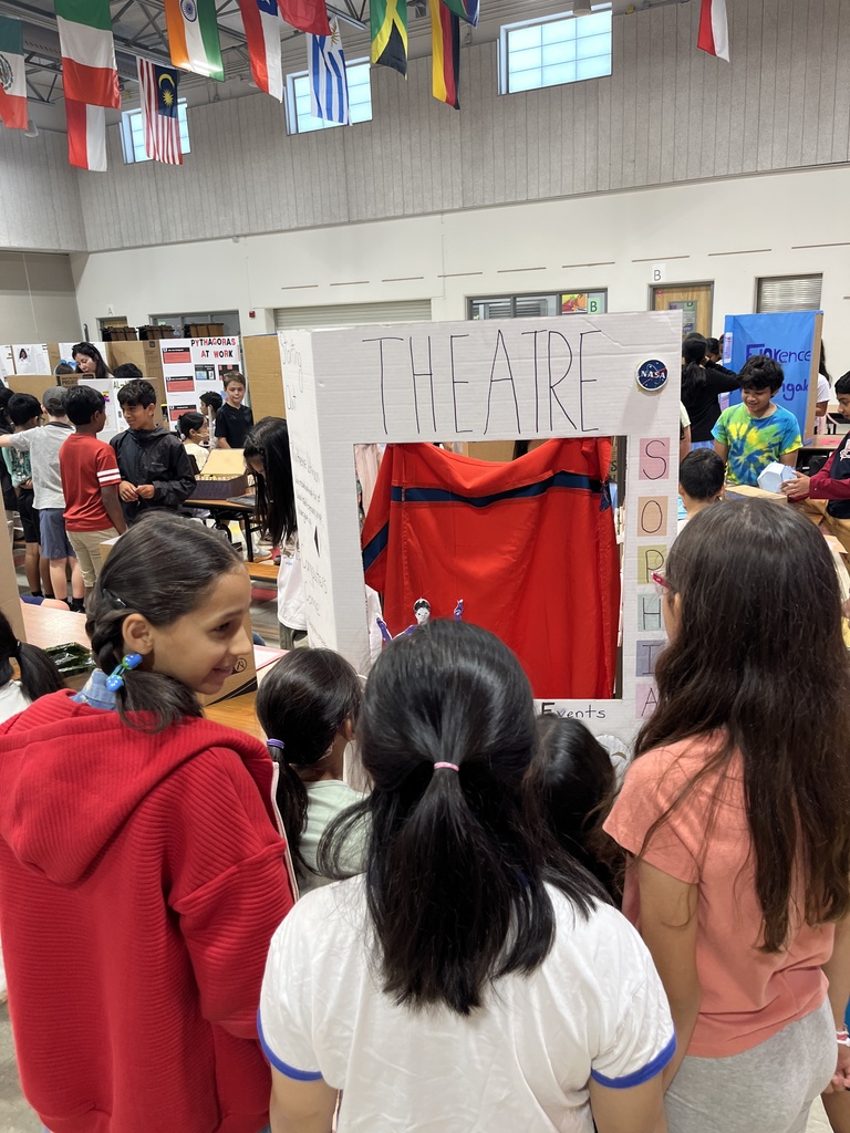An example of a student's project about Theater.
