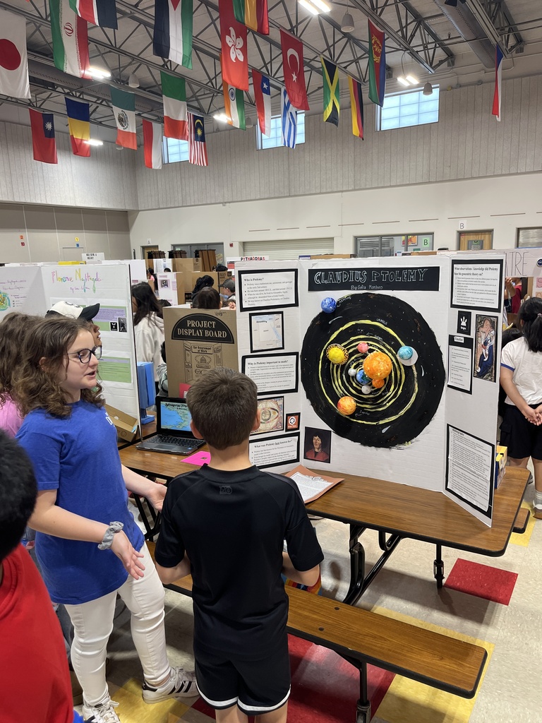 An example of a student's project about solar system. 