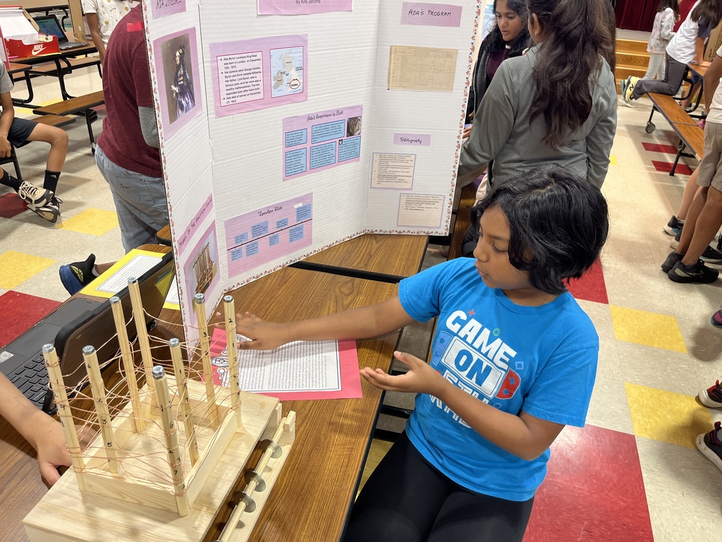 An example of a student's project about Ada Lovelace.