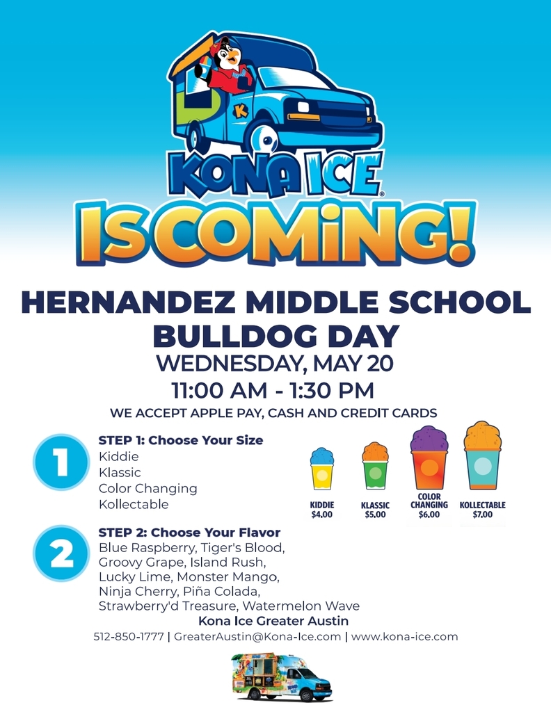 Kona Ice at Bulldog Fun Day